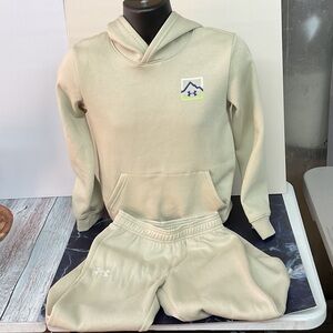 Under Armour Khaki Hoodie and Joggers Set Size M